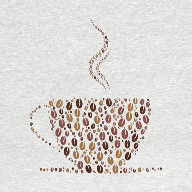 coffee T-shirt by Younis design 